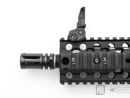 CENTURION ARMS CM4 C4-10 AEG Recoil Rifle (cut off)