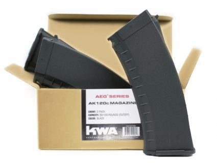 197-07703 AKR AEG3 AK120c (30/120) Black Magazine 3-pack