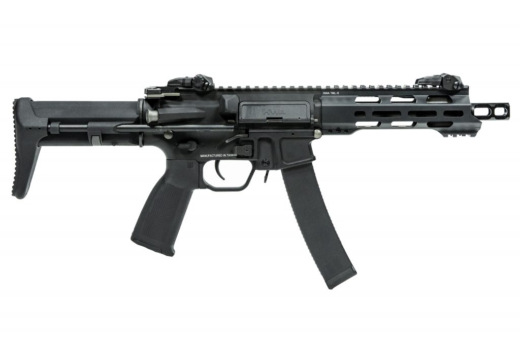 KWA QRF MOD.1 AEG Variable rifle on white