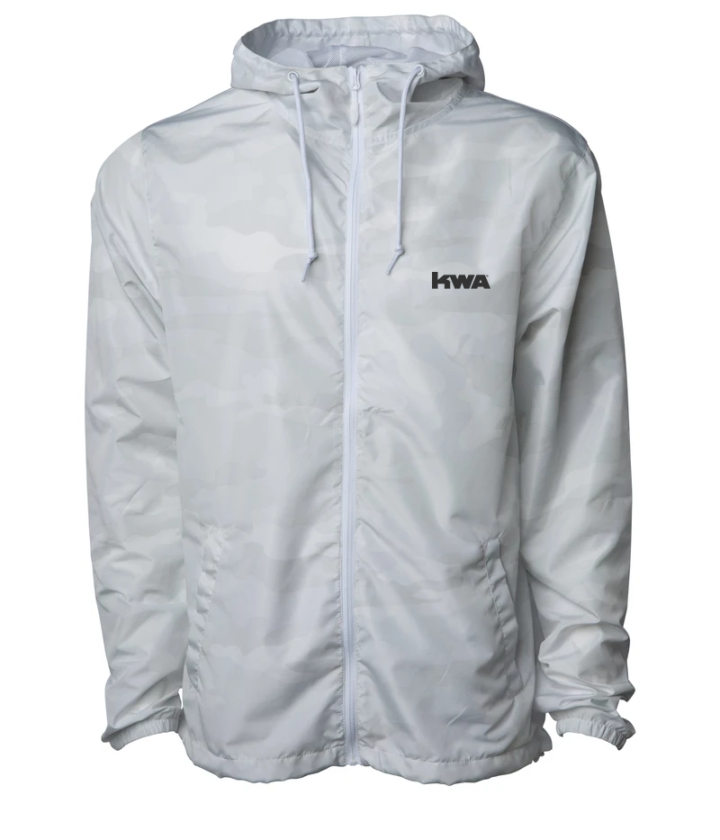 White Camo Windbreaker