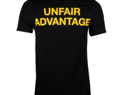 "Unfair Advantage" - Designed by KAIJU017- Unisex - T-Shirt - Black