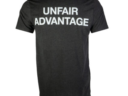 "Unfair Advantage" - Designed by KAIJU017- Unisex - T-Shirt - Black