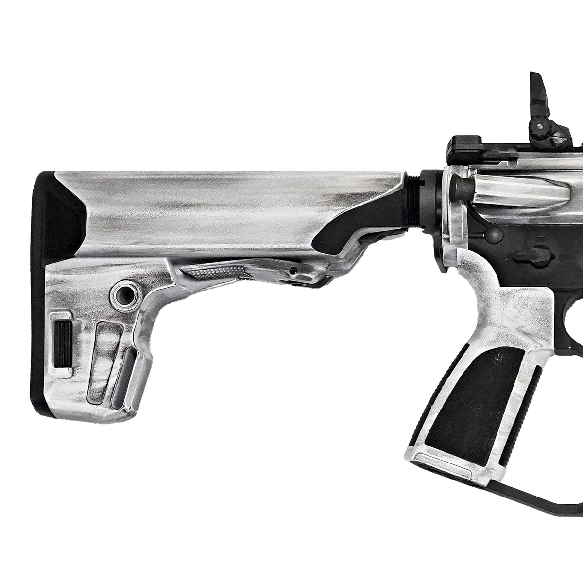 TK.45 The Battle Worn limited edition Cerakote — Detail Stock TK.45 The Battle Worn limited edition Cerakote — Detail Stock