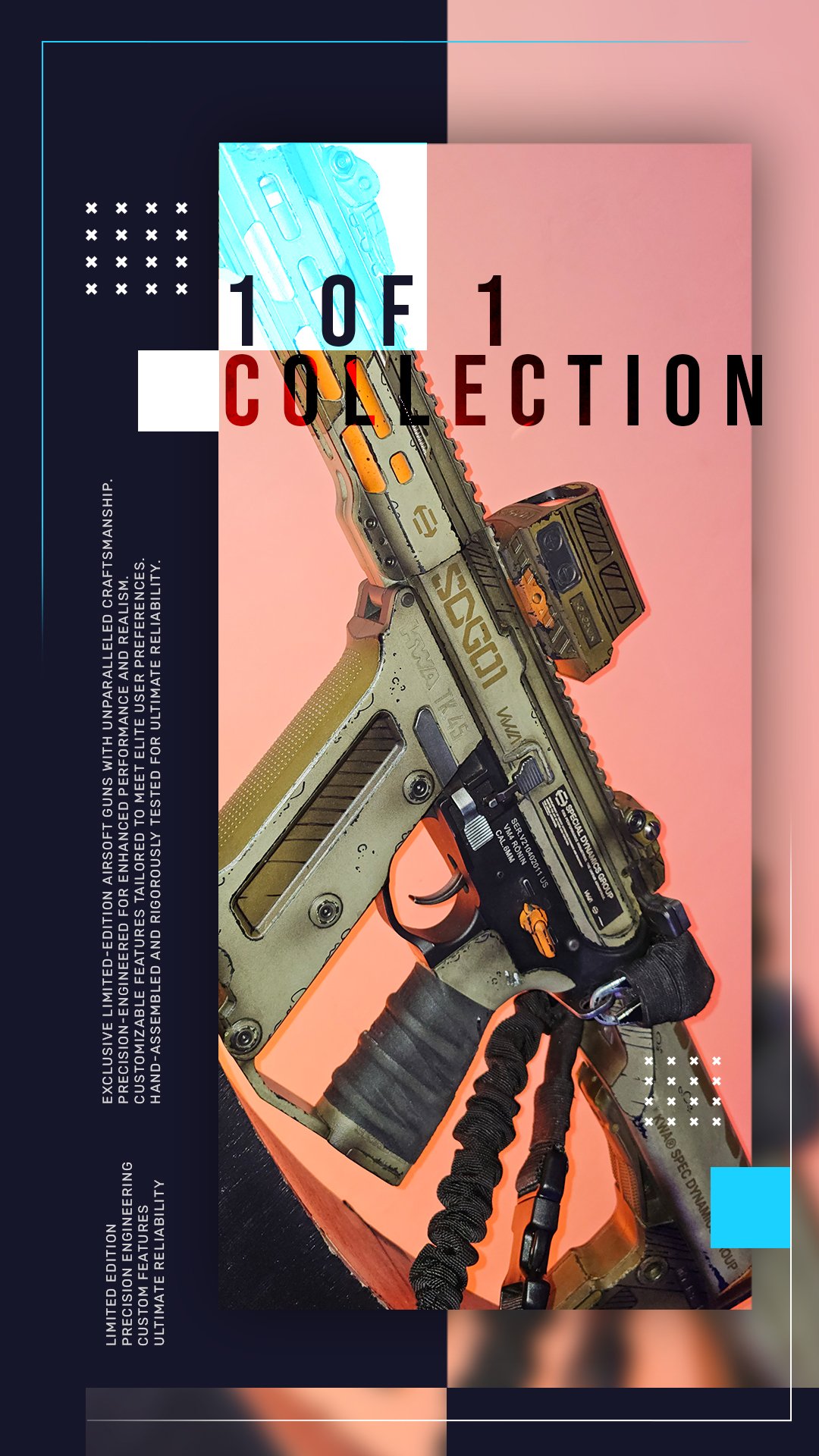 K Customs 1 of 1 — SDG01, Cell-Shaded TK.45 CQB