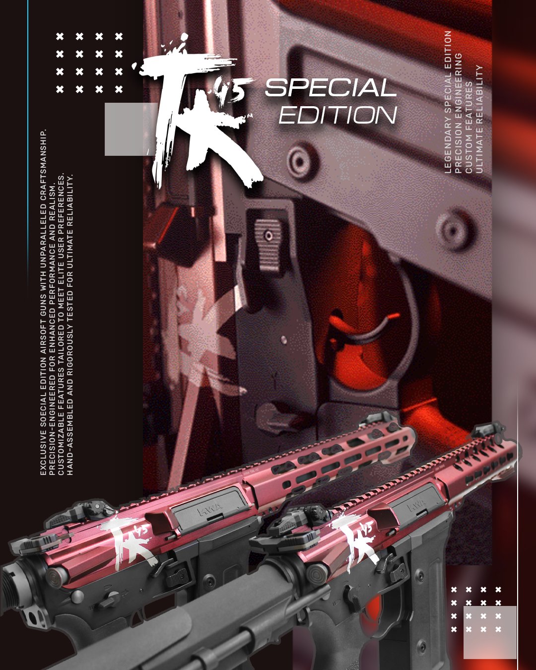 KWA Cherry Red TK.45 special edition